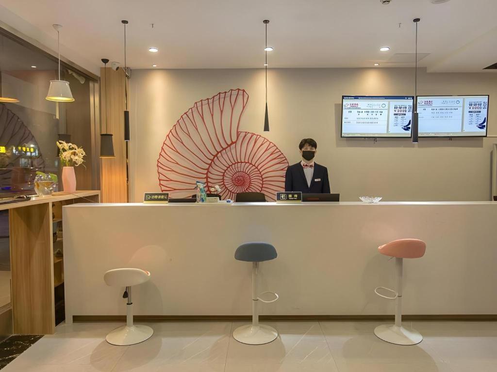 Shell Hotel Zaozhuang Xinchang Road Bada Market Buitenkant foto